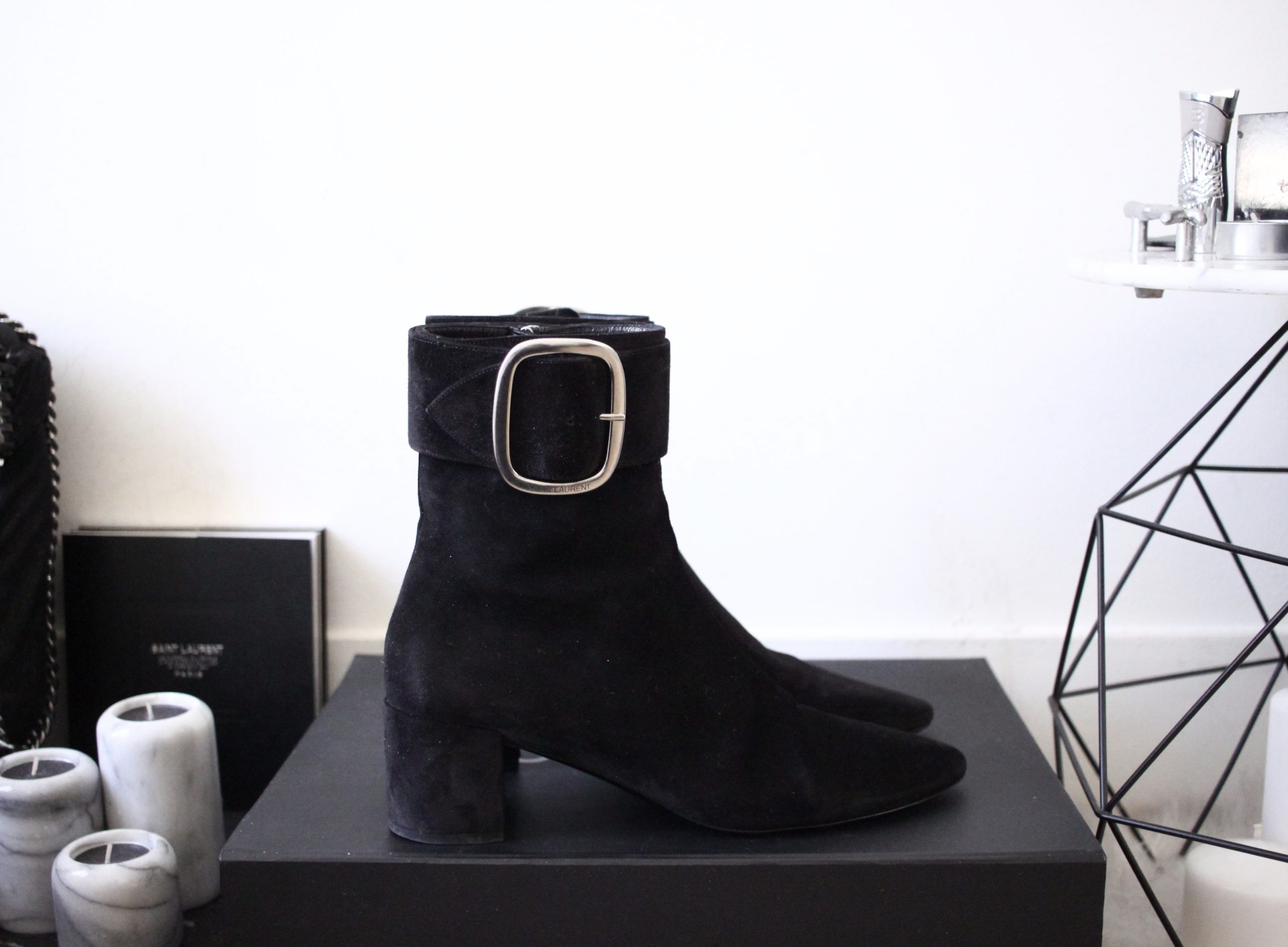 Saint-Laurent-Joplin-suede-buckle-boots