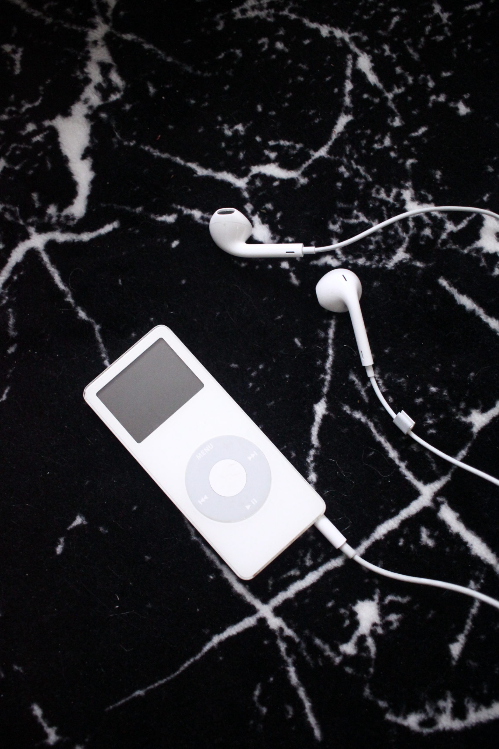 ipod nano flatlay