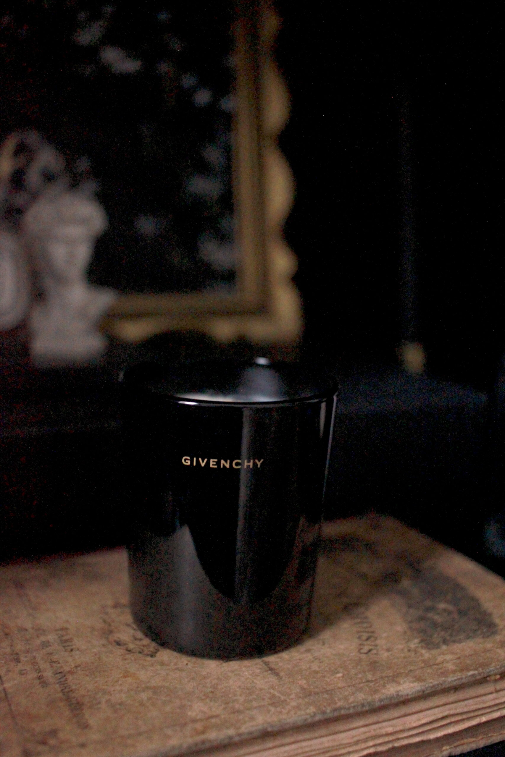 Givenchy black Candle Antique Decoration