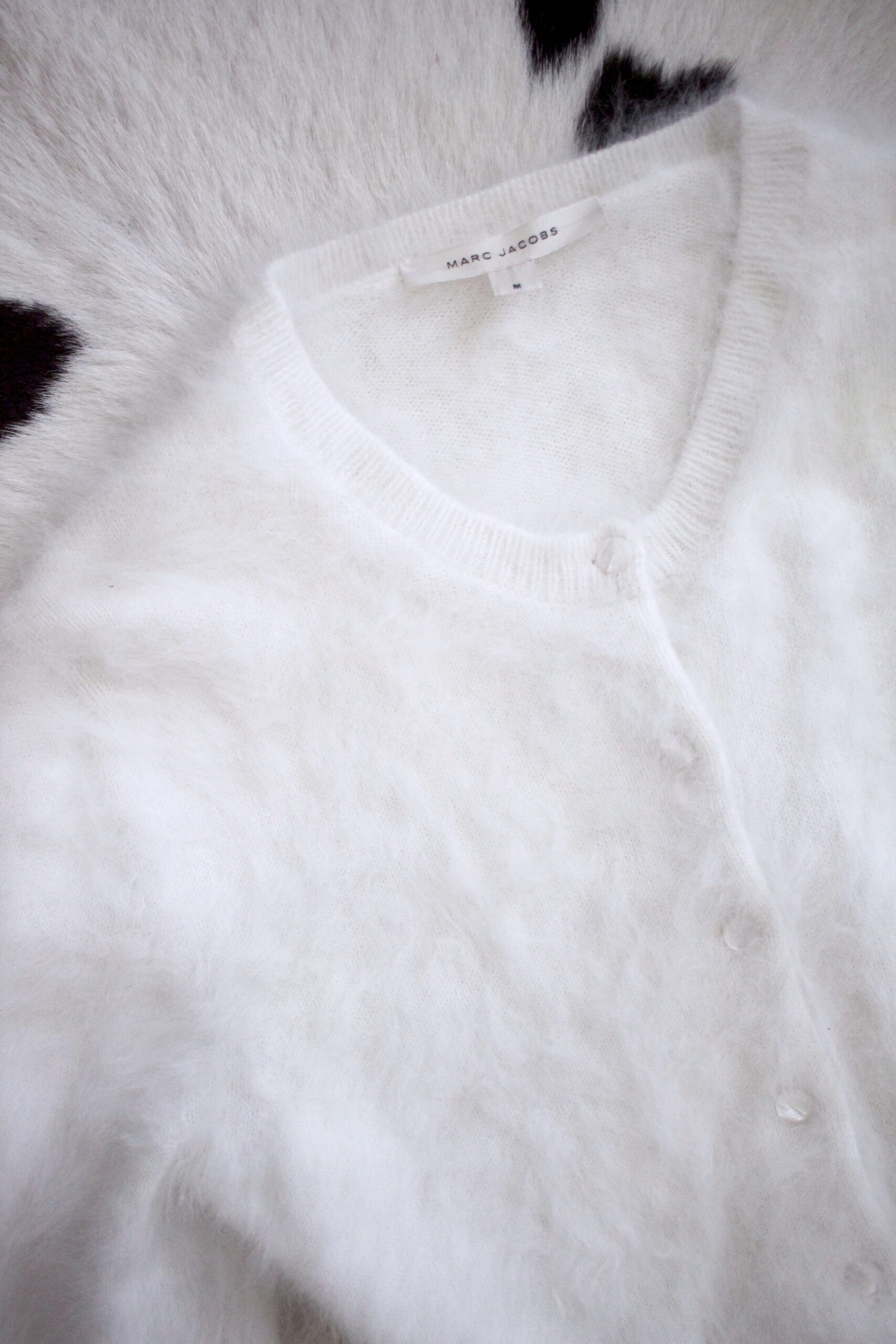 Marc Jacobs angora cardigan knit brand