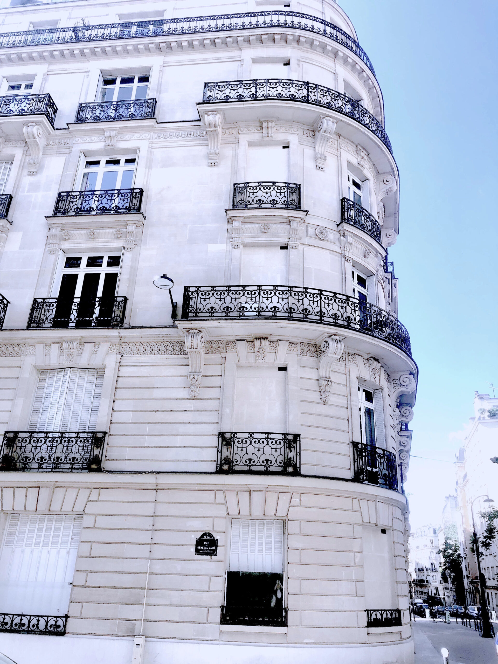 Paris 16 Balcony Facade Avenue Mozart Architecture Building